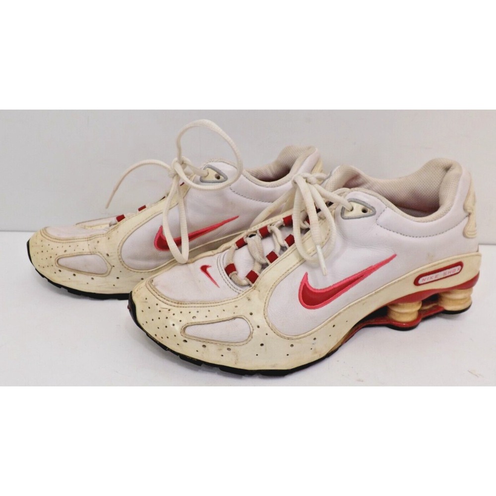 Nike Shox Monster LE - 312681 164 - White / Red / Pink -Women's size 8.5